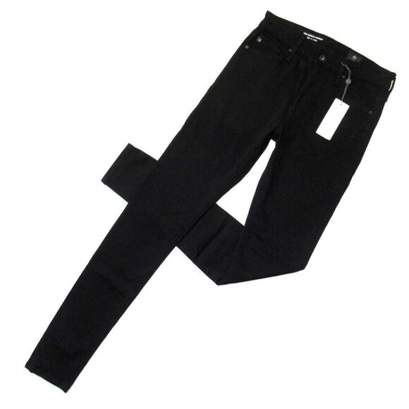 Ag Adriano Goldschmied Denim - NWT Adriano Goldschmied AG Farrah Skinny in Jet Black Stretch Jeans 25